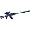 E-THOL AKM Lanciatore di bossoli Pistola giocattolo Soft-Head per bambini | Modellismo smontabile | Include 5 munizioni Soft-Head | Revolver giocattolo sicuro con design realistico (viola)