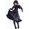 REOZIGN Figura Kurumi, In piedi Abito Nero Tokisaki Kurumi Figure Anime 19 Cm/7,5 Pollici Fatto A Mano Modello Animale Statua Collezione Decorazione Regalo