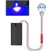 YOUYIKE Mini LED a Batteria, Micro LED Modellismo Luci Decorazioni per La Casa Delle Mini Bambole, DIY Miniatura Modello (Blu)