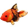 KUKUShining Peluche Di Pesce Rosso, Simpatico Peluche A Forma Di Pesce Morbido Cuscino A Tema Marino Per Decorare La Camera Da Letto O Il Soggiorno(Black)