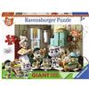 Ravensburger 44 Gatti B Puzzle, Pavimento, 24 Pezzi, 03004