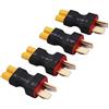 OliRC 4 Pezzi XT30 XT-30 Femmina a Deans Style T-Plug Maschio connettore Adattatore(C148-4)