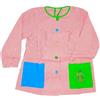MAGIC SELECT Grembiule Scolastico per Bambini. Grembiule per Bambini a Quadretti con Bottoni, per l'Asilo e la Scuola. Grembiule con Tasca Ricamata per Bambini