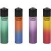 Clipper ACCENDINI CLIPPER MICRO METALLIC GRADIENT 9 - BOX 48 Accendini Ricaricabili