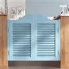 Generic Mezze Porte Saloon, A Battente, Caffè, Battente In Legno Massello Con Apertura Due Vie, Chiusura Automatica Cerniere Per Porte, Cucine, Bar, Ingressi E Pareti Divisorie(G,99x91cm/39x36in)