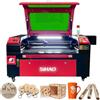 Sihao 80W Macchina per incisione laser co2 incisore laser taglio laser engraver laser cutter 700 X 500mm RDWorks 220v Europlug incisore legno plastica pelle acrilico tessuti ecc(80W Con Serbatoio d'acqua)