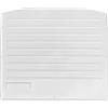 Inbagno Asse di lavaggio in PVC bianco, L. 50,8 x P 33 x H 2 cm, ideale per vasche lavatoio in resina