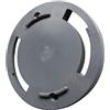 MBS-FIRE - Brandschutzfachhandel Disco di supporto per tubo di supporto, A/B/C, supporto Storz A, in plastica, colore: grigio