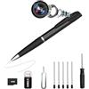 Bextgoo Telecamera Spia, 1080P HD mini telecamera spia nascosta con Scheda SD 64GB, Registrazione in Loop, Spy Cam per Registrare Video e Scattare Foto, Portatile Penna Spia per Interni/Esterni
