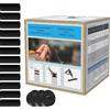 MarketConnect® Guaina Termorestringente Ø 25,4 mm, L 4mt x3 (12mt totali) - NERO - KIT RICARICA 3 PEZZI MINIBOX 2:1 STANDARD