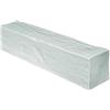 PROVISTON Travi in poliuretano, 120 x 120 x 2000 mm, poliuretano ad alta resistenza, bianco, effetto legno, travi decorative, travi da soffitto, finto legno realistico, 2 metri