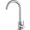SOLVEX Rubinetto Cucina In Acciaioinossidabile, Miscelatore Cucina Monocomando Per Lavello Con Beccuccio Girevole a 360 °Rubinetti Da Cucina, Nichel Spazzolato,SP-10020