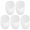 Baluue Paralume in Plastica 5 Pezzi Paralume a Ferro di Cavallo di Ricambio Copertura Della Lampada Smerigliata Bianca Copertura Della Luce Del Pavimento Coperture per Lampadario