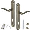 KOTARBAU® Maniglia per porta Znal, 90 mm, maniglia per porta Znal, maniglia per porte interne, lunga rosetta, maniglia per porta, maniglia per porta, patinata