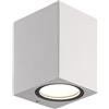 PAPILLON Lampada Applique Quadrata GU10 IP65 Colore Bianco Applique Soffitto, Luce Giardino, Lampada Giardino, Luce Esterna, Applique Giardino