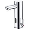 BODQEMR Rubinetto automatico per lavandino del bagno, senza tocco, con sensore di movimento, in ottone, con maniglia regolabile per controllo della temperatura, per uso domestico, commerciale e ufficio (corto