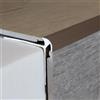PROVISTON | Profilo per angoli e gradini | Alluminio | 40 x 30 x 5 x 1000 mm | Bronzo Chiaro | Profilo metallico | Profilo per scale