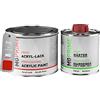 MG PRIME RAL 3020 Rosso traffico/Traffic red Vernice acrilica satinata 0,75 litri / 750 ml in barattolo incl. indurente
