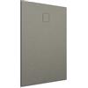 Parama Piatto Doccia 70x110 cm Marrone Effetto Pietra Rettangolare in SMC Riducibile Samos