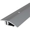 PROVISTON Profilo di transizione e compensazione | alluminio | 44 x 7-15 x 1000 mm | argento | profilo pavimento | profilo metallico | guida di transizione