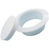 Generic Copri foro a parete per aria condizionata, PVC, confezione da 1, disco sigillante a scatto per fori rotondi, adatto per diametro di 3 pollici bianco 160mm