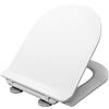 LAVITA SALTO - Sedile WC in Duroplast Bianco con Chiusura Ammortizzata e Sgancio Rapido | Antibatterico con Particelle d'Argento | Montaggio Facile dall'Alto | Universale