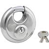 Master Lock 40KADPF - Lucchetto rotondo con grillo schermato, in acciaio INOX