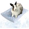 FOSDICK Tappetino Refrigerante per Coniglio, 41x30cm Tappeto Refrigerante per Coniglio, Tappetino Rinfrescante per Conigli, Cincillà, Criceto Porcellino d'India e Altri Piccoli Animali Domestici, Rosa