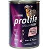 Generico PROLIFE Cane Grain Free Adult Sensitive Pork & Potato - Medium/Large | alimento umido completo per cani adulti sensibili di taglia media e grande, prodotto senza cereali, 6 lattine da 400 grammi.