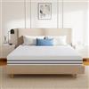 SynthoSpace Materasso 140 x 200 cm, H2 e H3, ergonomico in schiuma fredda a 7 zone, rivestimento rimovibile e lavabile, Oeko-Tex®, materasso arrotolabile da 16 cm