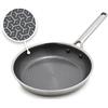 GreenPan APEX Padella Ceramica Antiaderente con Diamanti, 24 cm, Adatta Utensili Metallo, Senza PFAS, Compatibile Induzione, Adatta Forno 220 °C, Manico Acciaio Inox, Nero Opaco