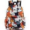 Roffatide Anime Neko Atsume Zaini per PC portatili Zaino Casual Stampato Borse a Zainetto da Donna Cosplay Backpack