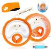 MutoToy® Braccioli Bambini con Fascia Protettiva per Orecchie, Braccioli di Sicurezza per Bambini 1-6 Anni, 3 Camere D'aria Indipendenti, Design Trasparente, Braccioli Gonfiabile per Piscina, Spiaggia