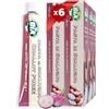 GIA Pasta di Scalogno, 6 Tubetti da 80g - Ideale per Bruschette, Antipasti, Risotti e tante Ricette, Senza Glutine, Confezione Riciclabile e Anti-Spreco
