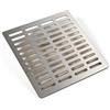 Generic Coperchio per Scarico a Pavimento in Acciaio Inossidabile 304, Quadrato, per Bagno; Scarico a Pavimento Anti-Odore e Anti-intasamento per Doccia, Adatto per Bagno, Giardino e terrazza(14 cm)