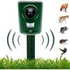 YOPOTIKA Dissuasore per Gatti, Impermeabile Repellente Gatti con Sensore di Movimento, Ultrasonico Batteria Alimentato Animale Deterrente per Giardino, Cortile, Campo, Fattoria, Cani, Uccelli, Volpe