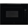 Electrolux Serie 800 KMFD264TEH Forno Microonde con Grill da Incasso 60 cm Altezza 45 cm 26 Litri Cottura combinata Estetica Intuit Pure Black Nero in vetro