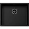 Foster 1155 853 Lavello da Incasso 1 Vasca Monovasca 540 x 440 mm sottotop Serie KE Black Fumè Acciaio Inox PVD Black Fumè 1155853