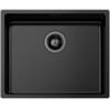 Foster 2155 853 Lavello da Incasso 1 Vasca Monovasca 540 x 440 mm sottotop Serie KE Black Acciaio Inox PVD Black 2155853