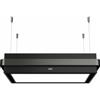 Franke Mythos Masterpiece FMYS F80 KL - 345.0726.996 Cappa a Isola Sospesa 85 x 55 cm con tecnologia K-Link finitura Black Matt con Anello Antracite