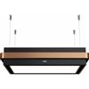 Franke Mythos Masterpiece FMYS F80 KL - 345.0726.997 Cappa a Isola Sospesa 85 x 55 cm con tecnologia K-Link finitura Black Matt con Anello Copper