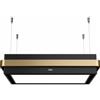 Franke Mythos Masterpiece FMYS F80 KL - 345.0726.998 Cappa a Isola Sospesa 85 x 55 cm con tecnologia K-Link finitura Black Matt con Anello Gold