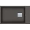 Franke Mythos Kubus 2 KNG 110-62 - 125.0714.194 - Lavello da Incasso Fragranite Monovasca Sottotop 76 x 46 cm Kubus 2 Vasca 62 x 42 cm finitura Grigio ardesia