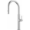 Franke Pescara J Doccia - 115.0741.694 Miscelatore Cucina da Incasso Monocomando con doccia estraibile doppio getto con effetto spray e canna girevole Acciaio inox