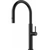 Franke Pescara J Doccia - 115.0741.695 Miscelatore Cucina da Incasso Monocomando con doccia estraibile doppio getto con effetto spray e canna girevole finitura Industrial black