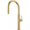 Franke Pescara J Doccia - 115.0741.697 Miscelatore Cucina da Incasso Monocomando con doccia estraibile doppio getto con effetto spray e canna girevole finitura Gold