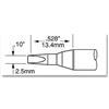 OKI METCAL Punta a scalpello lungo 2.5 mm strumenti saldatori