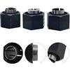 WheatThrive Pinze per router, mandrino, dado pinza, confezione da 3 pezzi da 1/4 1/2 12 mm in metallo parti di ricambio per router Bosch DW616 DW618 1617 1618