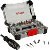 BOSCH PB4042 - Set di 42 punte per cacciavite di precisione extra dure per riparazioni standard ed elettroniche, include punte Phillips, Torx, esagonali e speciali con due manici magnetici e custodia