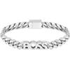 BOSS Jewelry Braccialetto a Catena da Uomo Collezione KASSY in Acciaio Inossidabile con un Charm - 1580513M